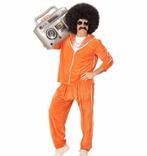 Oranje trainingspak disco, Kleding | Heren, Ophalen of Verzenden, Nieuw