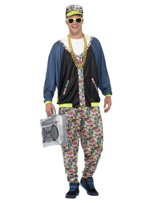 Hiphop Kostuum Jaren 80 Heren, Kleding | Dames, Carnavalskleding en Feestkleding, Nieuw, Ophalen of Verzenden