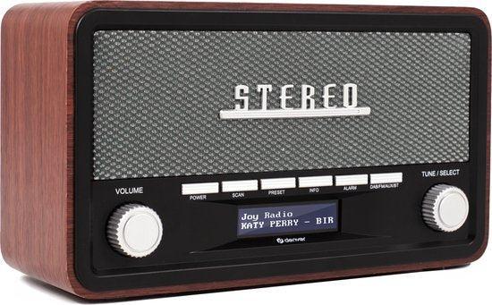 2dekans | Denver DAB Radio - Retro Radio - Bluetooth - DAB+/, Audio, Tv en Foto, Radio's, Zo goed als nieuw, Ophalen of Verzenden
