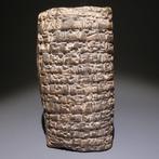 Babylonisch Klei Grote perfecte spijkerschrifttablet. 10 cm