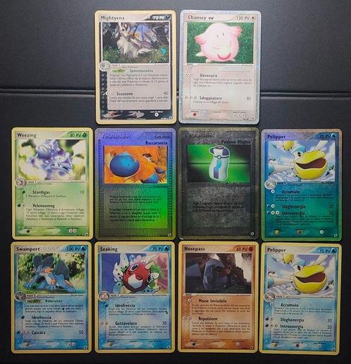 Pokémon - 10 Card - Ex Rubino E Zaffiro - ITA - 2003 -, Hobby en Vrije tijd, Verzamelkaartspellen | Pokémon