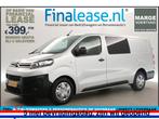 Citroën Jumpy 2.0 BlueHDI L3H1 MARGE! DC 5 Pers Airco €399pm, Citroën, Nieuw, Zilver of Grijs, Lease