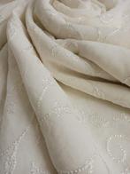 700 x 135 cm - Elegante organza ricamata, italiana - Textiel