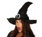 Halloween Heksenhoed Zwarte Gesp, Hobby en Vrije tijd, Feestartikelen, Verzenden, Nieuw
