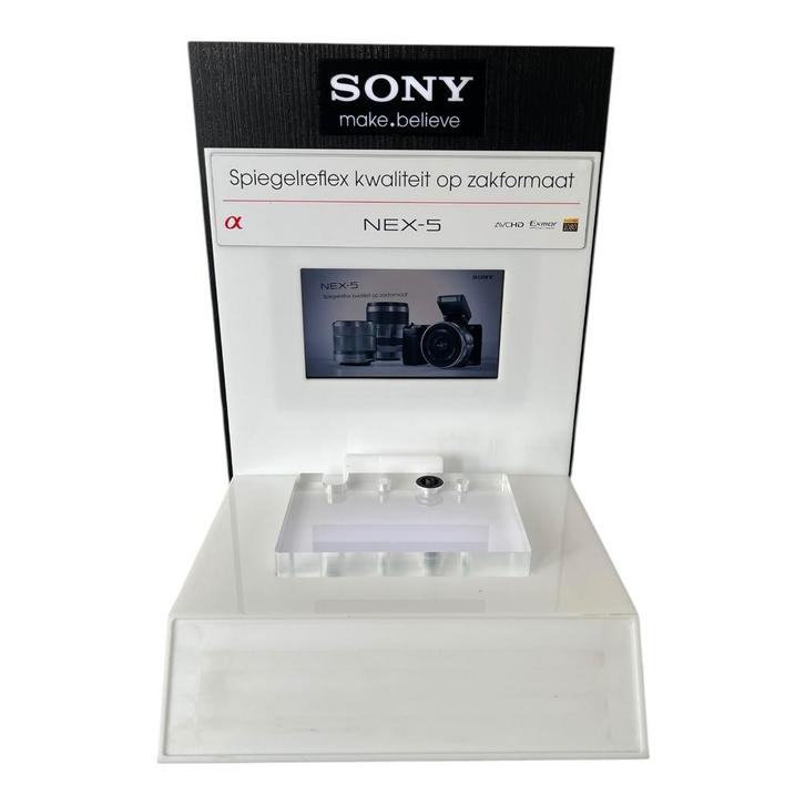 Sony Store / Winkel Display met LED Licht + Advertentie Sche, Audio, Tv en Foto, Fotografie | Fotostudio en Toebehoren, Zo goed als nieuw