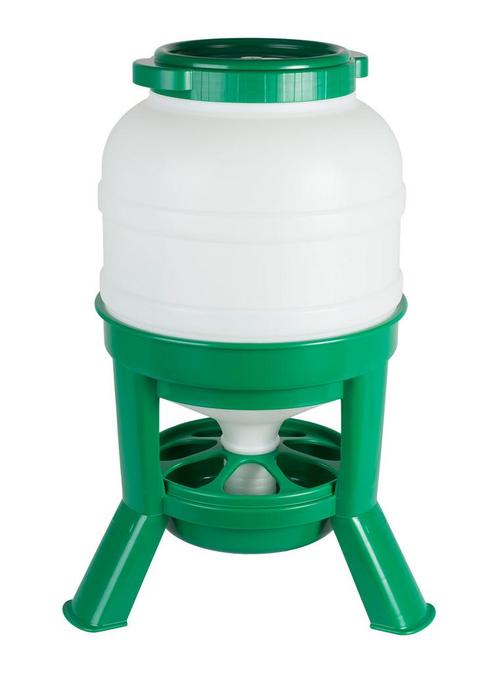 Hopper feeder plastic groen 30 liter, Dieren en Toebehoren, Vogels | Hokken en Kooien, Nieuw, Ophalen of Verzenden