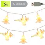 Kerstverlichting Rendier en Denneboom - 6m - 40 Lichtjes -, Diversen, Kerst, Verzenden, Nieuw