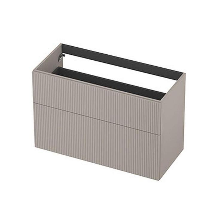 INK - Onderkast 2L A-sym Gelakt Gefr. Front - 1000x450x650, Huis en Inrichting, Badkamer | Badkamermeubels, Ophalen of Verzenden