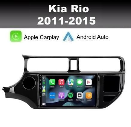 Kia Rio 2011-2015 apple carplay navigatie radio android 14, Auto diversen, Autonavigatie, Nieuw, Ophalen of Verzenden