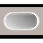 Spiegel Sanicare Q-Mirrors 120x70 cm Ovaal Met Rondom LED, Ophalen of Verzenden, Nieuw, Bad