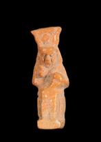 Oude Egypte, late periode Faience Amulet van Isis dat de
