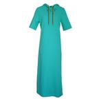 Verysimple • maxi sweater jurk in turquoise • S (IT42), Kleding | Dames, Jurken, Verzenden, Verysimple, Nieuw, Maat 36 (S)