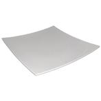 Vierkant bord met gebogen rand melamine - wit - 31x31cm, Verzenden, Nieuw in verpakking