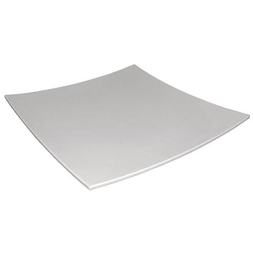 Vierkant bord met gebogen rand melamine - wit - 31x31cm, Zakelijke goederen, Horeca | Keukenapparatuur, Nieuw in verpakking, Verzenden