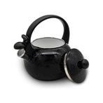 Meyerhoff Fluitketel 2.2L – Zwart Emaille – Met Fluit – Voor, Ophalen of Verzenden, Nieuw