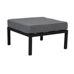 *WOONWINKEL* Brafab Weldon Tuin Hocker Zwart Met All-weather, Verzenden, Nieuw