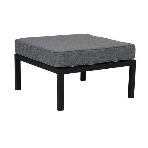 *WOONWINKEL* Brafab Weldon Tuin Hocker Zwart Met All-weather, Tuin en Terras, Tuinsets en Loungesets, Nieuw, Verzenden