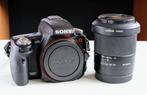 Sony SLT-A35 + Sony DT 18-70 mm 3.5-5.6 zoomlens; Digitale, Audio, Tv en Foto, Nieuw