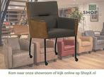 Leren eetkamerstoel Lucky Duo - Kenia Brown en Toledo, Huis en Inrichting, Stoelen, Nieuw, Leer, Ophalen of Verzenden, Eén