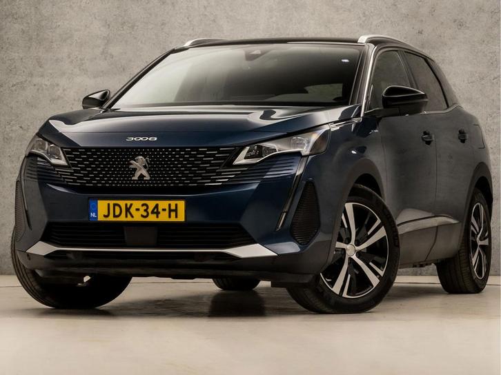 Zakelijke Lease |  Peugeot 3008 1.6 HYbrid 225 GT Line, Auto's, Peugeot, Onderhoudsboekje, Lease, Zwart, Automaat, SUV of Terreinwagen