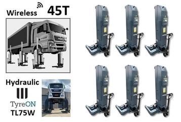 45T Mobiele Hefkolommen - Draadloos - Accu Aangedreven beschikbaar voor biedingen