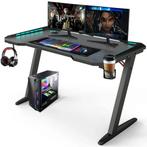 Avalo Gaming Bureau - 120x60x73 CM - Game Desk Met LED, Huis en Inrichting, Bureaus, Verzenden, Nieuw