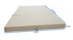 Opklapbaar Matras 200x80 | Ruimtebesparend | Scherpe Prijs, Overige materialen, Verstelbaar, Eenpersoons, Beige