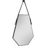 Spiegel - Trion Imena - Decoratief Spiegelglas - Zwart -, Huis en Inrichting, Woonaccessoires | Spiegels, Ophalen of Verzenden