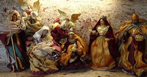 Kerstdecoratie (7) - IJzer, Katoen, Papier, Antiek en Kunst, Antiek | Boeken en Bijbels