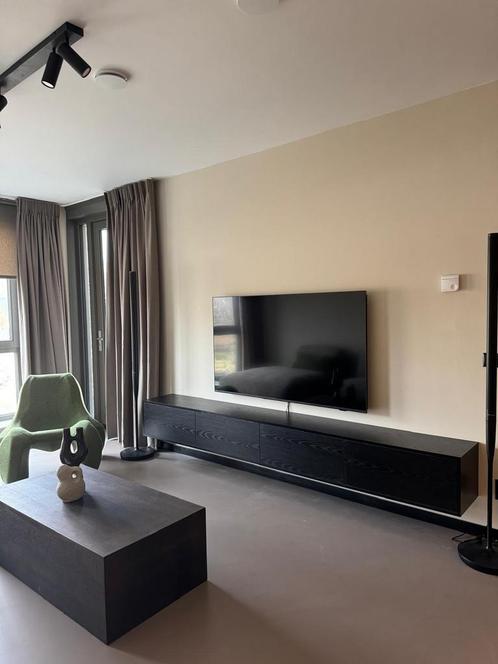 Zwart Tv Meubel Wandmeubel Zwevend tv meubel Tv kast, Huis en Inrichting, Kasten | Televisiemeubels, 25 tot 50 cm, Nieuw, Overige materialen