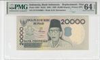Indonesia P 138b 20 000 Rupiah 1998/1999 Replacement Pmg..., Postzegels en Munten, Verzenden