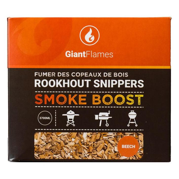 Giant Flames BBQ rookhout doos snippers beuk, Tuin en Terras, Houtskoolbarbecues, Ophalen of Verzenden