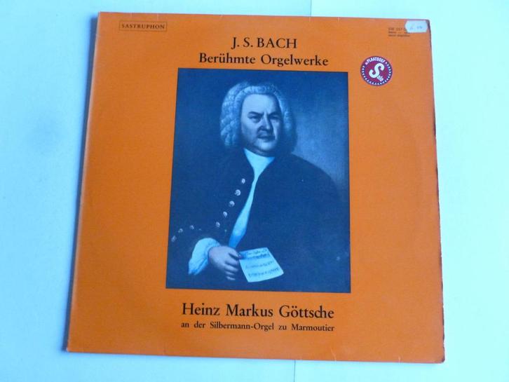 Bach - Berühmte Orgelwerke / Heinz Markus Göttsche (LP), Cd's en Dvd's, Vinyl | Klassiek, Zo goed als nieuw, Verzenden