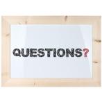 Whiteboard Steigerhout Blank 50x70cm, Nieuw in verpakking