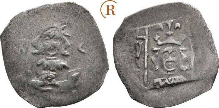 Pfennig Erlangen Boehmen: Koenig Wenzel Iv, 1378-1419:, Postzegels en Munten, Munten | Europa | Niet-Euromunten, Verzenden