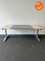 LINAK elektrisch zit-sta bureau - 180x80cm - Antraciet onder, Werkplek, Ophalen of Verzenden, Gebruikt, Bureau