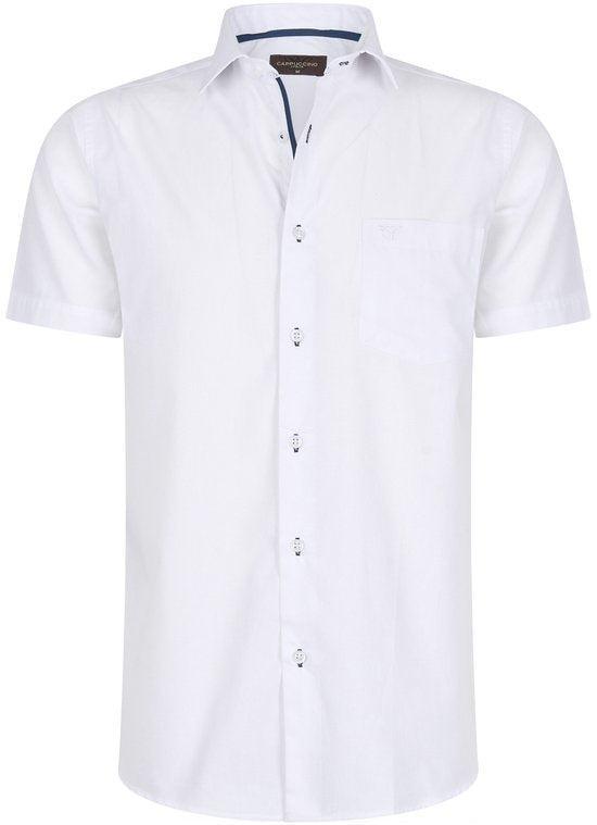 2dekans | Cappuccino Italia - Heren Overhemden Korte Mouw, Kleding | Heren, Overhemden, Wit, Zo goed als nieuw, Ophalen of Verzenden