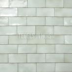 Equipe wandtegel manacor 7,5x15 mint groen glans handvorm, Ophalen, Nieuw, 10 m² of meer, Wandtegels