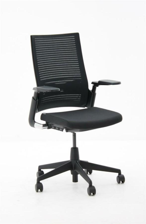 Bureaustoel Ahrend 2020 - zwart - zwart, Huis en Inrichting, Bureaus, Gebruikt, Ophalen of Verzenden