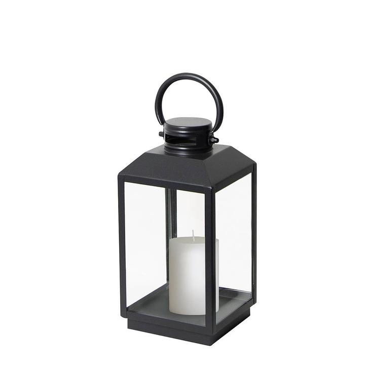 Newport Windlicht Zwart Small Decoratie Windlichten, Huis en Inrichting, Lampen | Overige, Verzenden