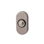 Beldrukker ovaal - PVD Inox, Verzenden, Nieuw