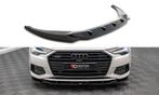 Voorspoiler V.1 Audi A6 C8 Maxton Glans Zwart, Ophalen of Verzenden, Nieuw