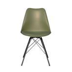 2dekans | Kick Kuipstoel Metaal Luuk - Groen, Huis en Inrichting, Ophalen of Verzenden, Zo goed als nieuw