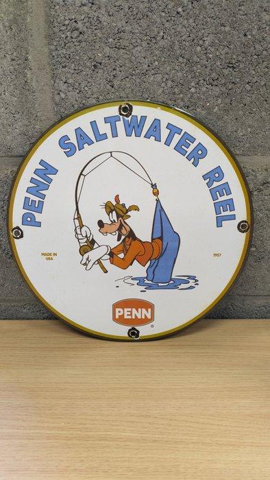 Goofy - 1 reclame bord Goofy PENN - 1957, Verzamelen, Disney