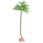 vidaXL Palmboom LED 252 LEDs warmwit 400 cm, Diversen, Kerst, Verzenden, Nieuw