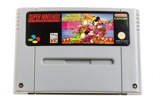 The Great Circus Mystery Starring Mickey and Minnie [Super, Spelcomputers en Games, Games | Nintendo Super NES, Zo goed als nieuw