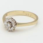 Ring - 14 karaat Geel goud - 0.25ct. tw. Diamant, Nieuw