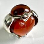 Beautiful Christofle Paris Bird Paperweight with Amber stone
