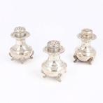 Peper- en Zoutvaatjes - Strooier (3) - .925 zilver, Antiek en Kunst