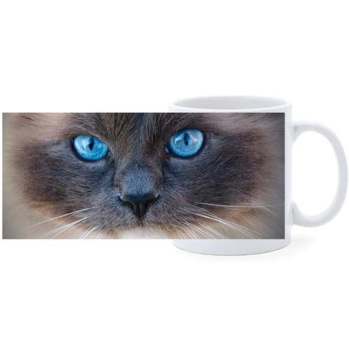 Beker - Siamees kat Close-up NIEUW, Huis en Inrichting, Keuken | Servies, Nieuw, Ophalen of Verzenden